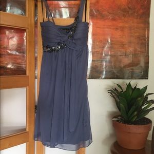 Semi formal grey/silver dress